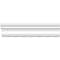 Ekena Millwork 2 3/4"H x 5/8"P x 96"L West Coast Casing Moulding, PVC CAS03X01X96WCSWPV - alternate 3